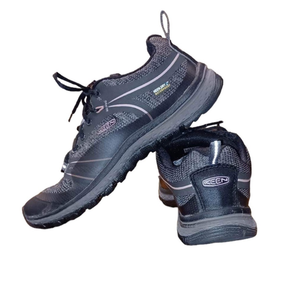 Keen Terradora II WP Steel Lace Up Grey &  Pink Size 6
